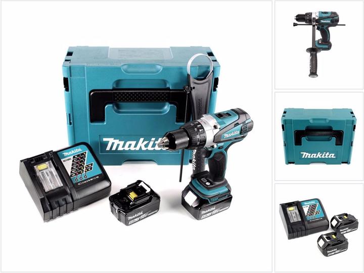 Actual product image Makita DHP 458 RTJ (Rechargeable battery operated)