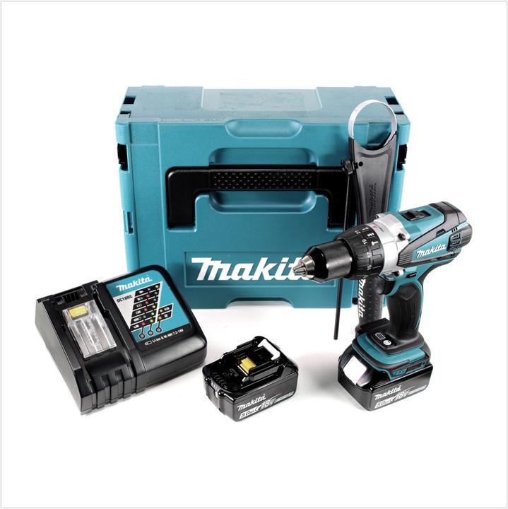 Actual product image Makita DHP 458 RTJ (Rechargeable battery operated)