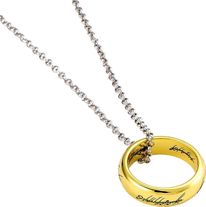Lord of the rings Ring Halskette Silberfarben (100% synthetisches Material)