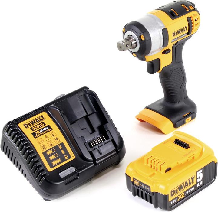 Produktbild DeWalt DCF 880 Akku Schlagschrauber 18V 203Nm + 1x Akku 5,0Ah + Ladegerät (Akkubetrieb)