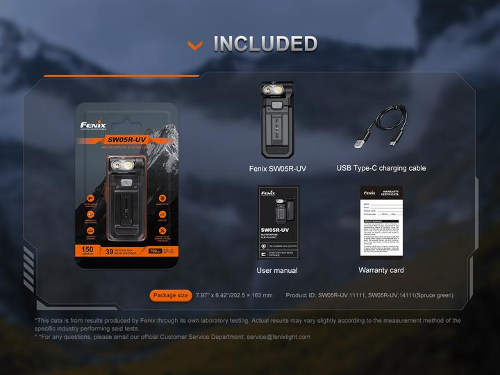 Produktbild Fenix SW05R (8.10 cm, 150 lm)