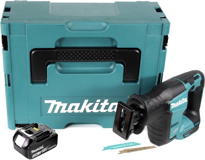 Produktbild Makita DJR 188 F1J Akku Reciprosäge 18 V Brushless Säbelsäge im Makpac + 1x 3,0 Ah Akku - ohn