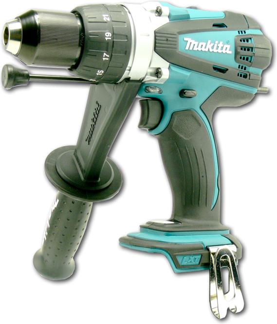 Produktbild Makita DHP 458 F1 Akku Schlagbohrschrauber 18V 91Nm + 1x 3,0 Ah Akku (Akkubetrieb)