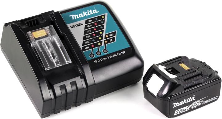 Actual product image Makita DJN 161 RF1J 18V Battery Nibbler Shears + 1x Battery 3.0Ah + Quick Charger + Makpac