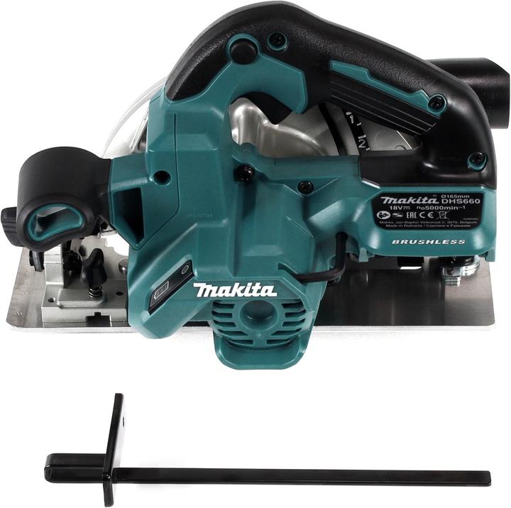 Actual product image Makita DHS 660 ZJ Battery Circular Saw 18V 165 mm Solo in Makpac - without battery, without charger