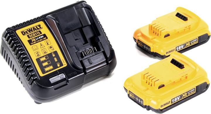 Image du produit DeWalt DCD 778 D2T Batterie perceuse à percussion 18V 65Nm + 2x batteries 2.0Ah + chargeur dans TSTAK Box (Fonctionnement sur batterie)