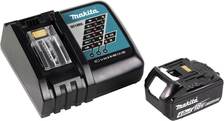 Image du produit Makita DML 802 M1 Lampe à batterie 18 V Li-Ion pour batterie 14,4 et 18 V + 1 x 4,0 Ah batterie + chargeur (180 lm)