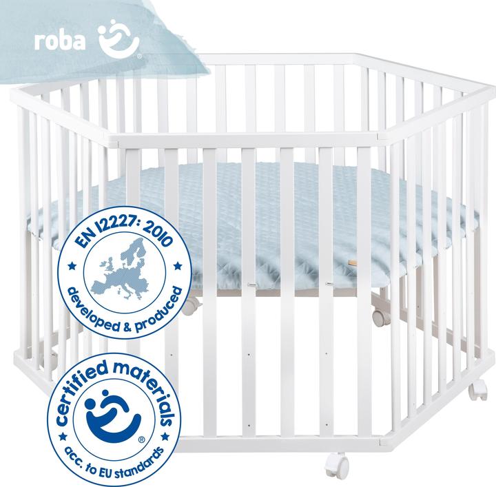 Produktbild Roba Laufgitter 6-eckig (121 cm, 106 cm, MDF)