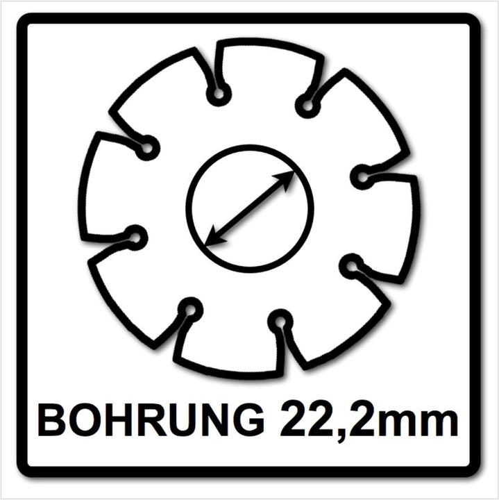 Produktbild Wellcut Diamond Blade Diamant Trennscheibe 125 x 22,2 mm Application Mörtelreste Entferner ( MR - 12