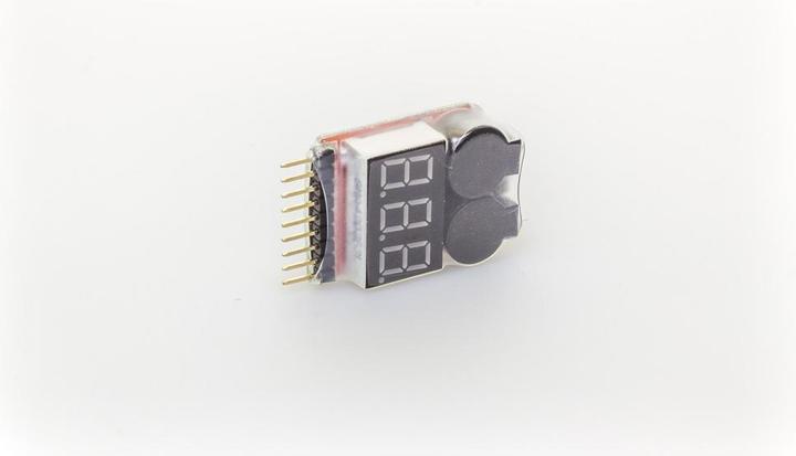 Swaytronic Rivelatore di tensione LiPo 1S 8S digitale e programmabile
