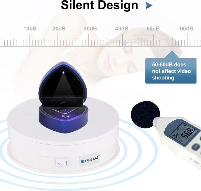Immagine prodotto Puluz Giradischi elettrico a 360° (Ulteriori accessori)