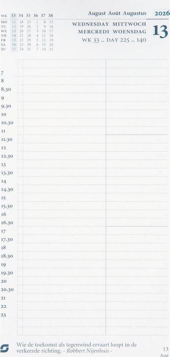 Produktbild Succes Standard Jahresinhalt Januar - Dezember (9.5 x 17 cm, Deutsch, Französisch, Italienisch, Englisch)