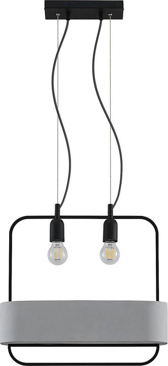 Produktbild Lucande Teona Pendelleuchte Black/Grey (E27)
