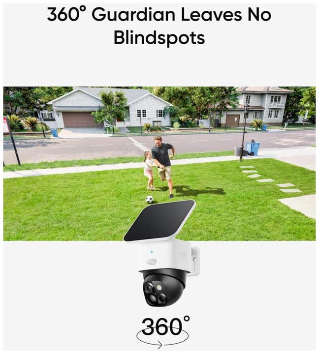 Actual product image eufy SoloCam S340 (2880 x 1620 Pixels)