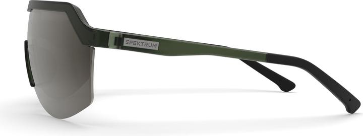 Actual product image Blank Sunglasses - Moss Green (Moss green mat, Brown)