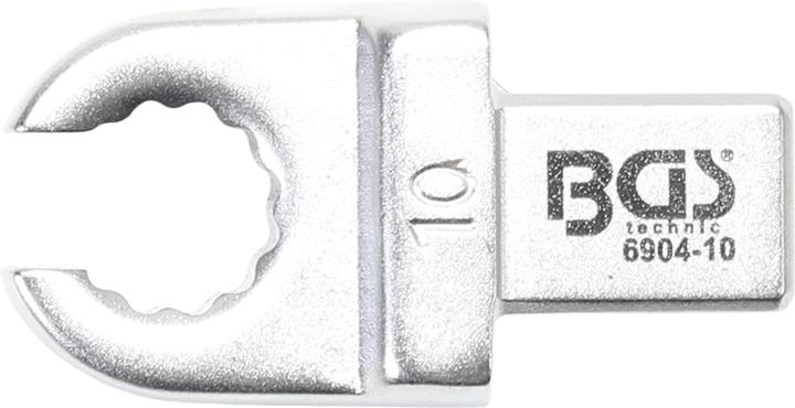 BGS Einsteck-Ringschlüssel offen 10 mm Aufnahme 9 x 12 mm (10 mm)