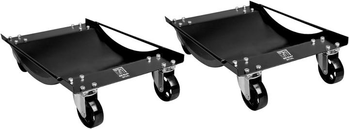 Actual product image SW-Stahl 20724L Rangierschale, bis 380 mm Reifen, 2 Stück I Rangierhilfe Mover I Rangierwagenheber A
