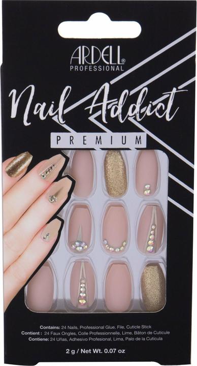 Actual product image Ardell Nail Addict - Nail Addict Nude Jeweled (Nail varnish dryer, Nude Jeweled)
