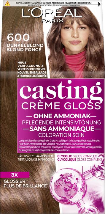 Actual product image L'Oréal Paris Casting Cream Gloss (600 Blond Fonce)
