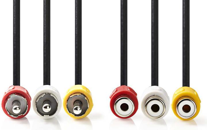 Produktbild Nedis Composite Video-Kabel 3X Cinch-Stecker - 3X Cinch-Buchse (5 m, Cinch)
