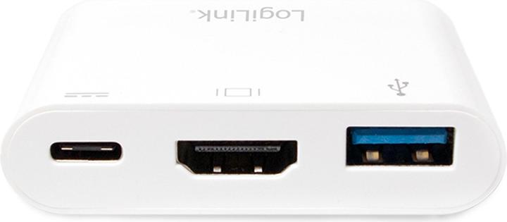 Produktbild LogiLink USB Typ-C zu (HDMI, USB Typ-C, USB 3.0, 5.91 cm)