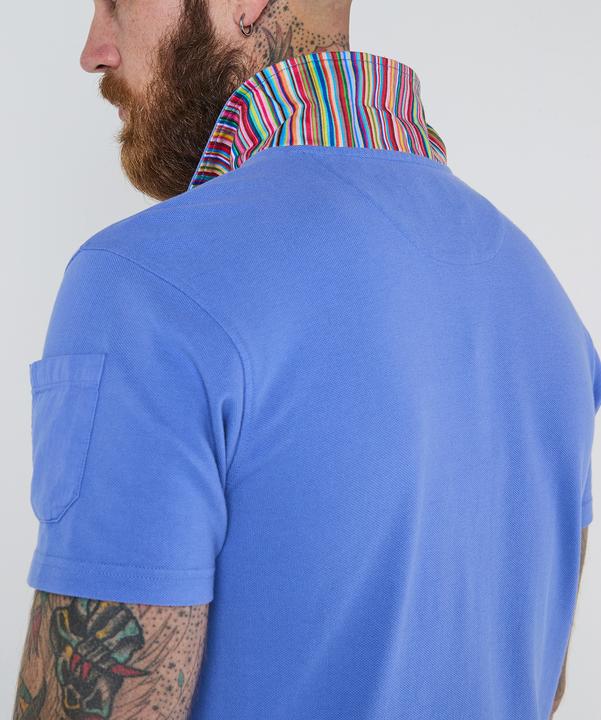 Actual product image Joe Browns Contrast Button Pique Polo Shirt (M)