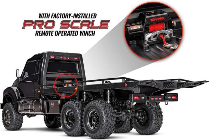 Actual product image Traxxas TRX-6 ULT. RC HAULER 6X6 SCHWARZ 1/10 TRUCK RTR BRUSHED + WINDE / LED-LICHT (RTR Ready-to-Run)