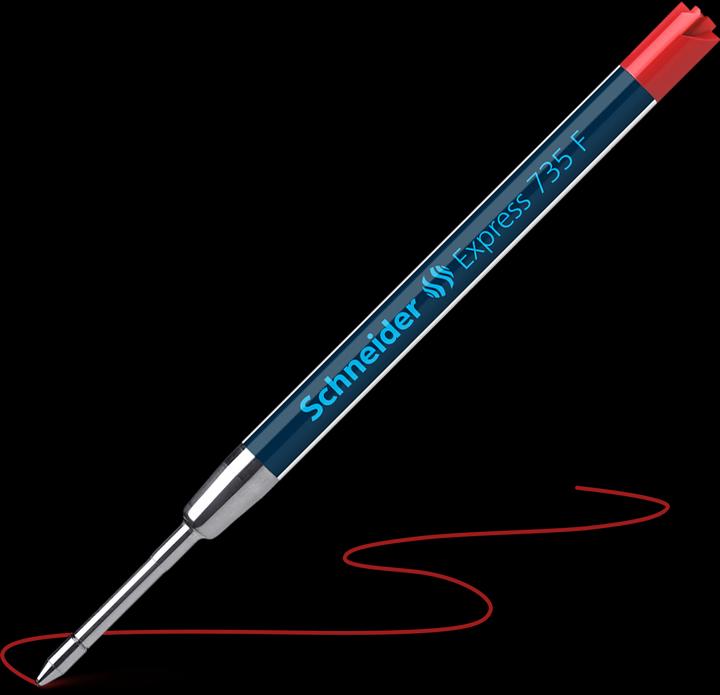 Actual product image Schneider Mine EXPRESS 735 F (Gel mine, Red, 0.40 mm)