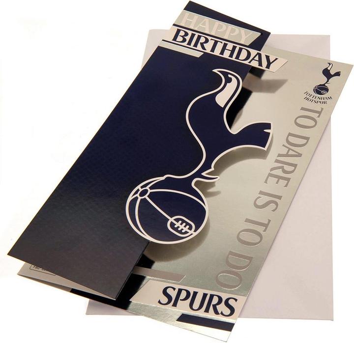 Produktbild Tottenham Hotspur FC Wappen Geburtstagskarte To Dare Is To Do Papier