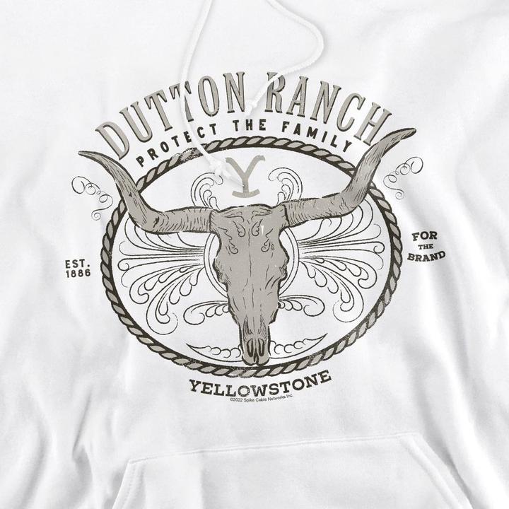 Immagine prodotto Yellowstone Dutton Ranch Felpa con Cappuccio Uomo (L)