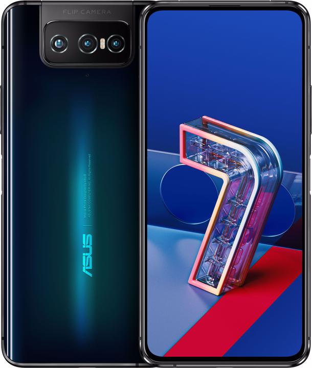ASUS Zenfone 7 (128 GB, Aurora Black, 6.67", Doppia SIM, 64 Mpx, 5G)