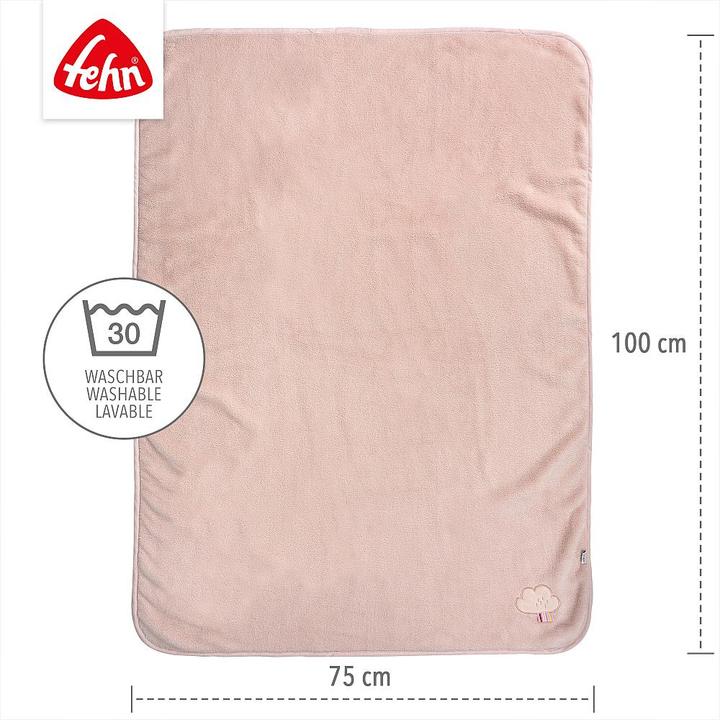Produktbild Fehn Geschenkset Kuscheldecke Flamingo, Material: Polyester