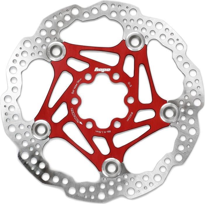 Image du produit Hope Disque de frein flottant - rouge (160 mm)