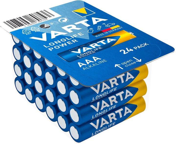 Produktbild Varta LONGLIFE Power (24 Stk., AAA, 1270 mAh)