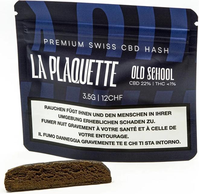 Produktbild La Plaquette CBD Hash - Old School (3.50 g)
