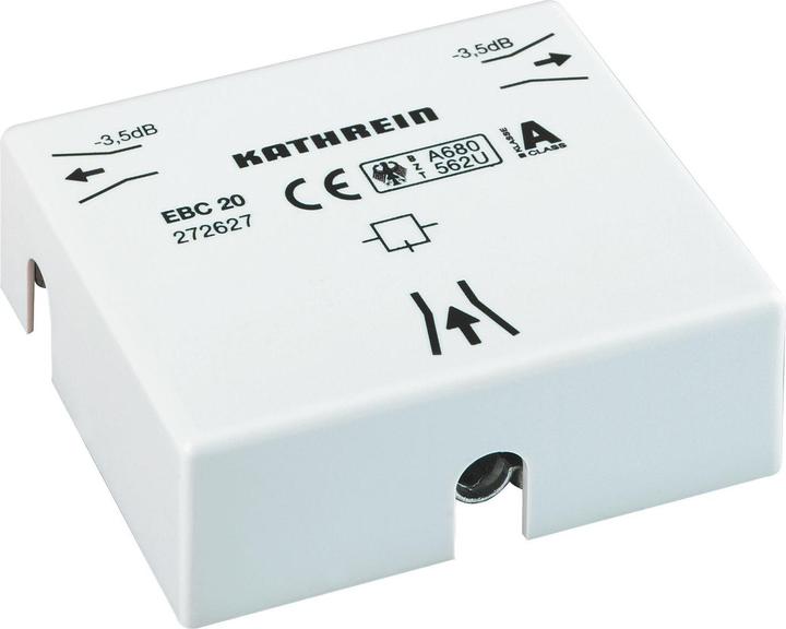 Produktbild Kathrein EBC 20 2-fach-Verteiler (Klemmanschluss, 0,15-2150 MHz, SAT, TV, Kabel) (Verteiler)