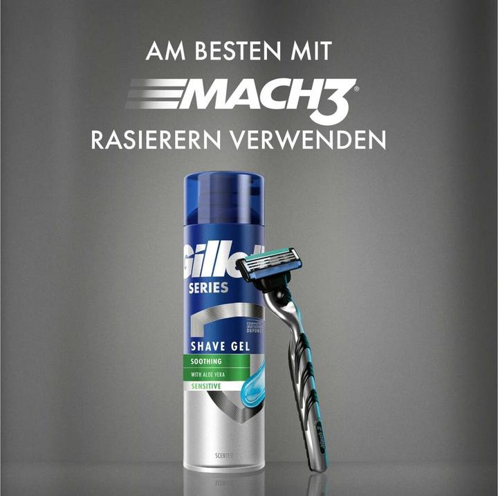 Immagine prodotto Gillette Serie sensibile (200 ml, Gel da barba)