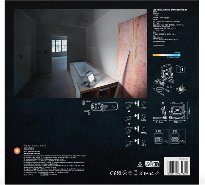 Produktbild Ledvance Arbeitsleuchte (3000 lm)