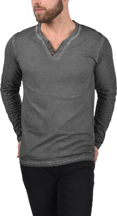 Immagine prodotto Solid Tinox - Maglie a manica lunga Con Collo A V da Uomo In Cotone 100% (M)