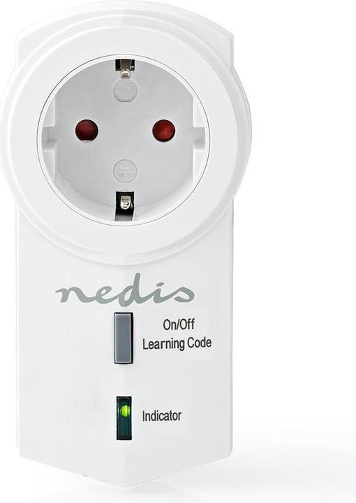 Actual product image Nedis RF Plug ON/OFF RF Mesh Range Extension Schuko Type F 3680 W White