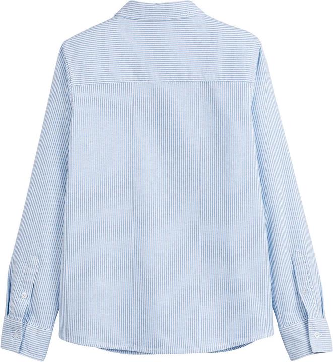 Produktbild La Redoute Collections Gestreifte Hemdbluse mit langen Ärmeln (128)