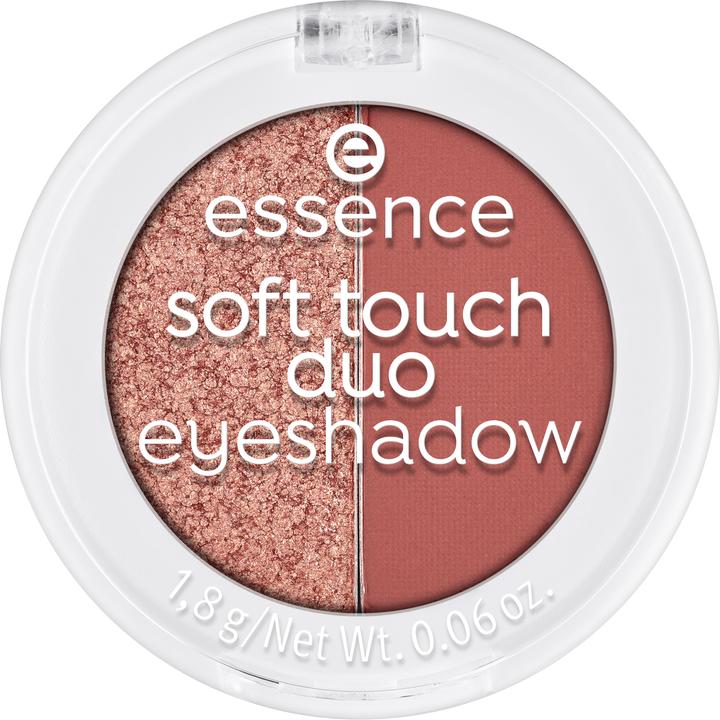 Actual product image essence soft touch duo eyeshadow (01 Bronze Beauty)