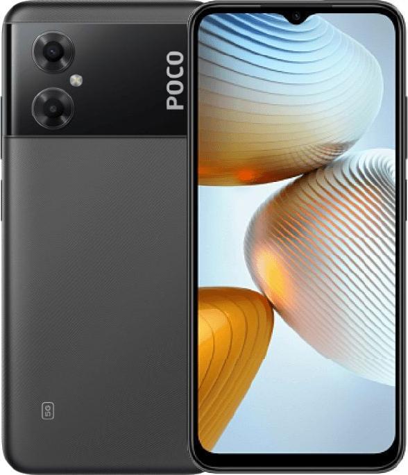 Actual product image Xiaomi Poco M4 5G (64 GB, Power Black, 6.58", Dual SIM, 13 Mpx, 5G)