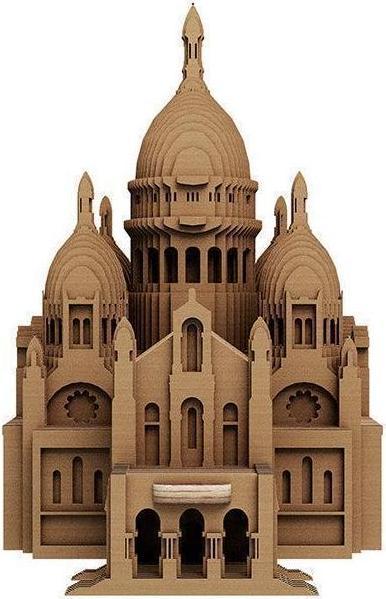 Produktbild Cartonic Sacré-Coeur de Montmartre - 3D Modell aus Karton
