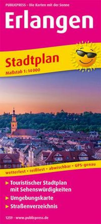 Produktbild PublicPress Stadtplan Erlangen (1259)