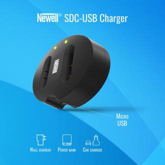 Produktbild Newell camera charger SDC-USB dual-channel charger for LP-E6 batteries (Kamera Akku Ladegerät)