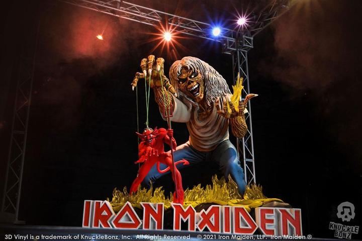 Actual product image Knucklebonz 3D Vinyl: Iron Maiden - The Number of the Beast Statue