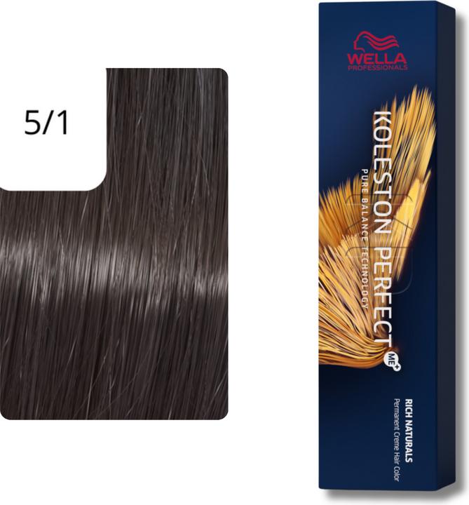 Actual product image Wella Koleston Perfect Me+ (5/1 light brown ash)