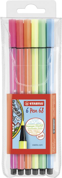 Actual product image STABILO Fibre Pen 70 (Multicoloured, 6 x)