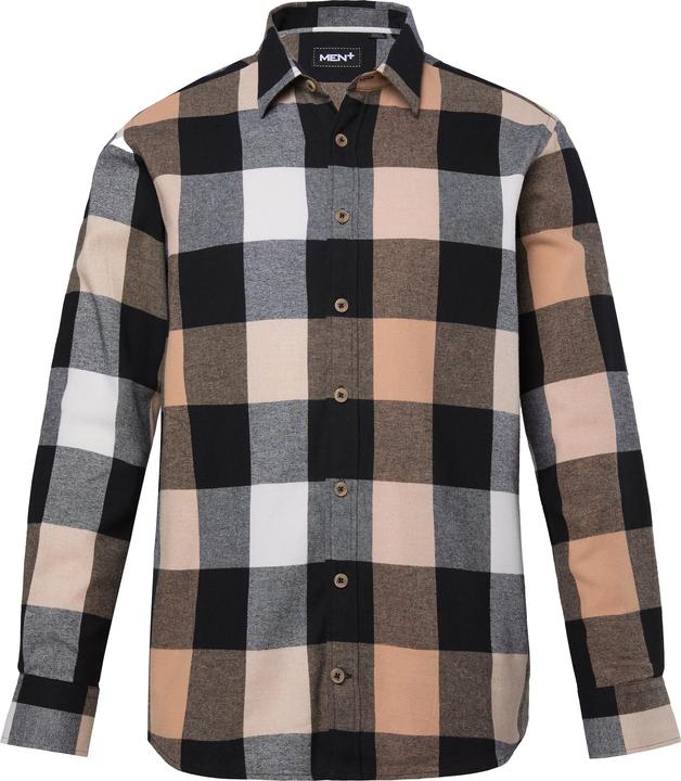 Produktbild Men+ Karo-Flanellhemd, Langarm, Kentkragen, Comfort Fit (XL)